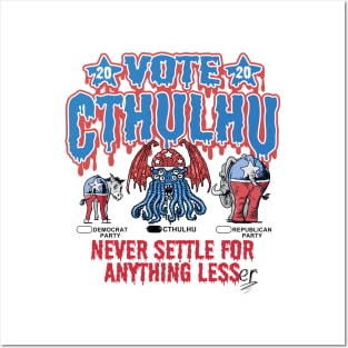 Vote Cthulhu Independent Voter 2020 Posters and Art